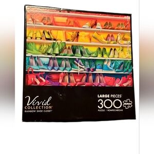 Vivid Collection Rainbow Shoe Closet Puzzle